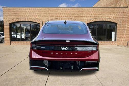 Red 2025 Hyundai SONATA Hybrid SEL