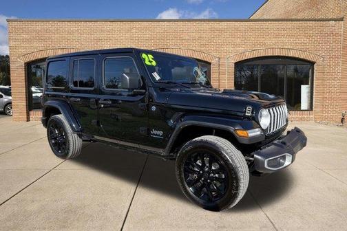 Black Clearcoat 2025 Jeep Wrangler 4xe Sahara