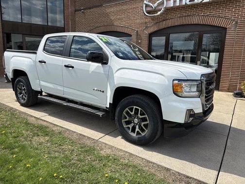 Summit White 2021 GMC Canyon AT4