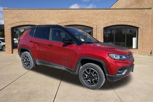 Red 2025 Jeep Compass Trailhawk