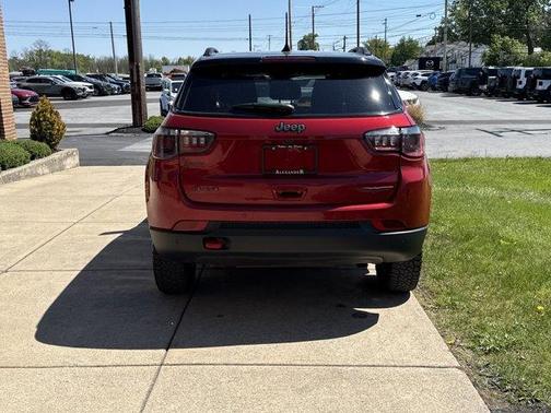 Red 2025 Jeep Compass Trailhawk