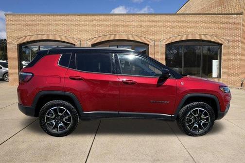 Red 2025 Jeep Compass Trailhawk