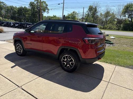Red 2025 Jeep Compass Trailhawk