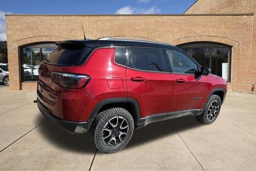 Red 2025 Jeep Compass Trailhawk