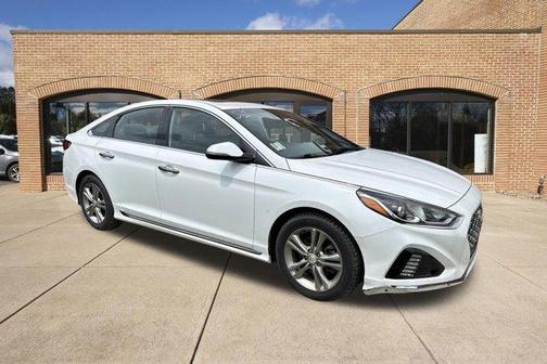 Quartz White Pearl 2018 Hyundai SONATA Sport+