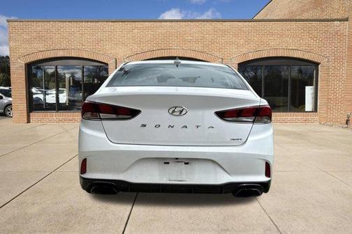 Quartz White Pearl 2018 Hyundai SONATA Sport+