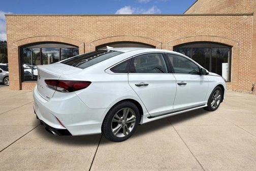 Quartz White Pearl 2018 Hyundai SONATA Sport+