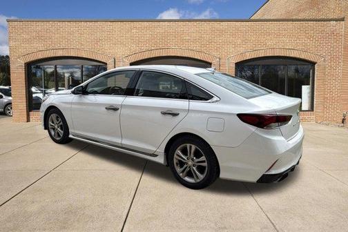 Quartz White Pearl 2018 Hyundai SONATA Sport+