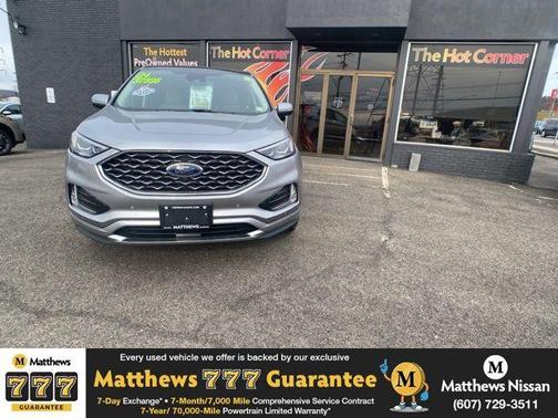 Iconic Silver Metallic 2024 Ford Edge Titanium