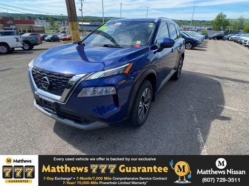 Caspian Blue 2021 Nissan Rogue SV