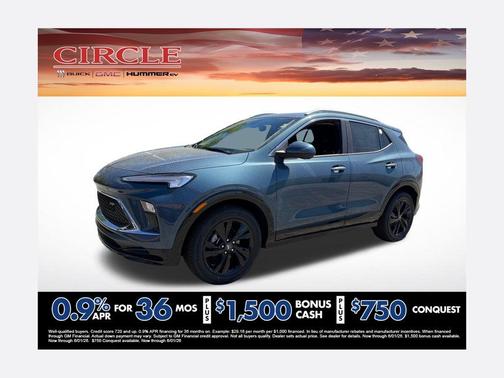 Ocean Blue Metallic 2026 Buick Encore GX Sport Touring