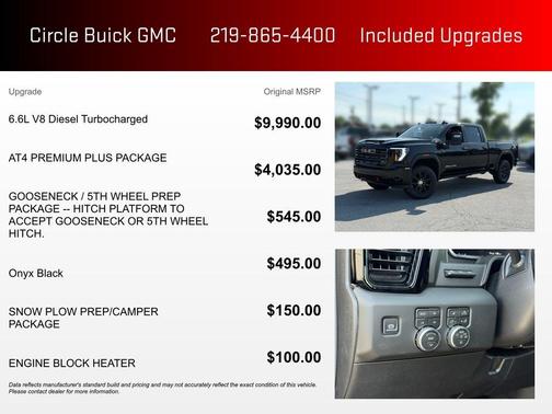 Onyx Black 2026 GMC Sierra 2500 AT4