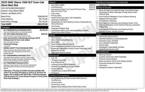 2025 GMC Sierra 1500 SLT