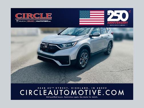Gray 2021 Honda CR-V EX-L