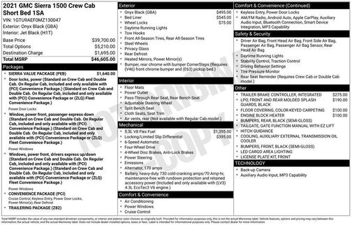 2021 GMC Sierra 1500 