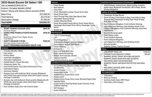 2023 Buick Encore GX Select