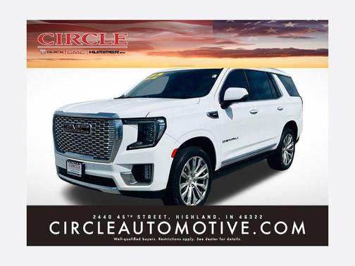 Summit White 2022 GMC Yukon Denali