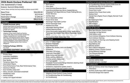 2026 Buick Enclave Preferred