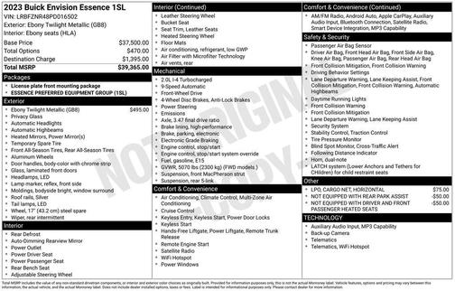 2023 Buick Envision Essence