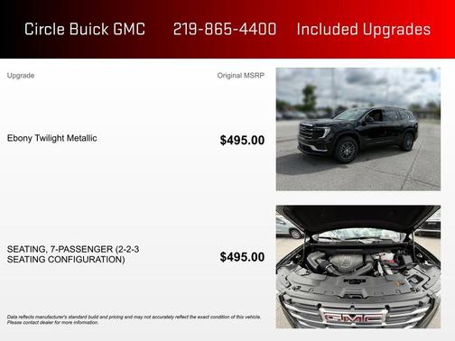 Ebony Twilight Metallic 2026 GMC Acadia Elevation