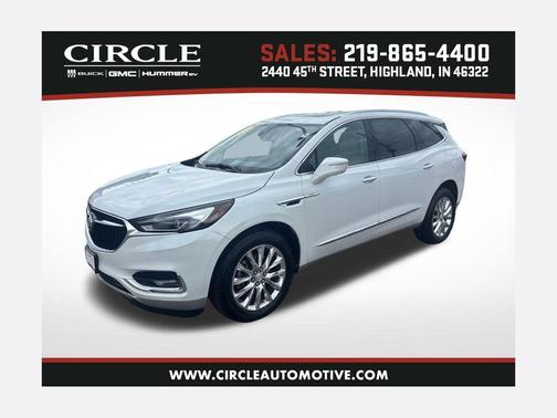 White Frost Tri-Coat 2019 Buick Enclave Premium