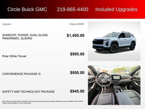 Polar White 2026 Chevrolet Equinox RS