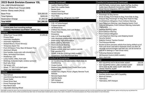 2023 Buick Envision Essence
