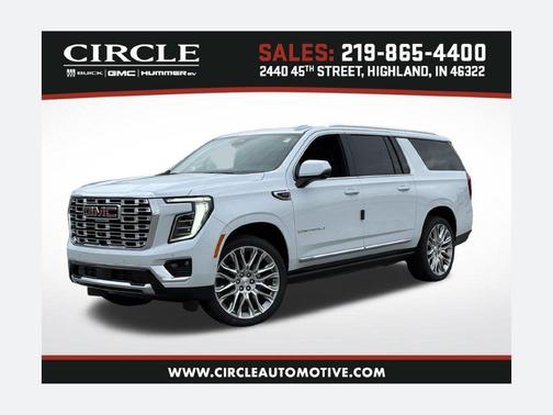 Glacier White 2026 GMC Yukon XL Denali