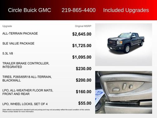 Iridium Metallic 2015 GMC Sierra 1500 SLE