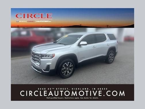 Quicksilver Metallic 2020 GMC Acadia SLE