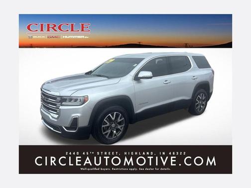 Quicksilver Metallic 2020 GMC Acadia SLE