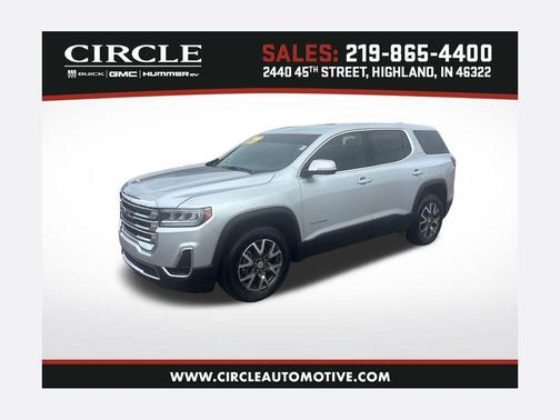 Quicksilver Metallic 2020 GMC Acadia SLE