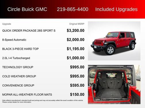 2019 Jeep Wrangler Unlimited Sport