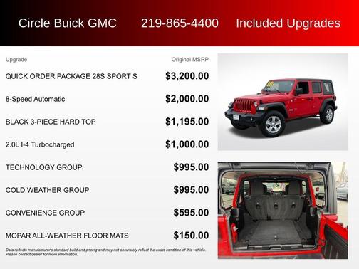 2019 Jeep Wrangler Unlimited Sport