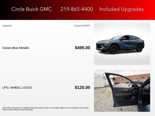 Ocean Blue Metallic 2026 Buick Envista Sport Touring