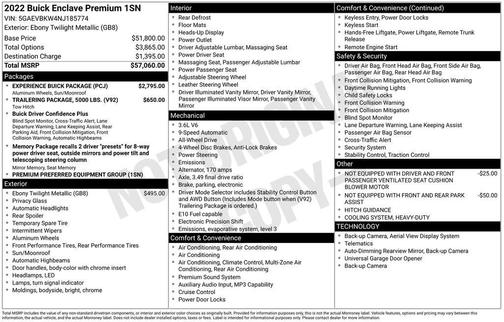 2022 Buick Enclave Premium
