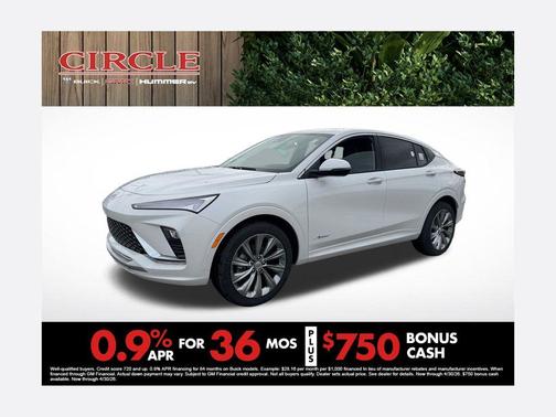 White Frost Tri-Coat 2026 Buick Envista Avenir