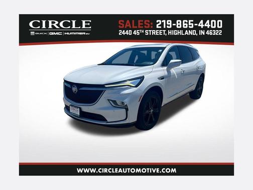 White Frost Tri-Coat 2023 Buick Enclave Essence