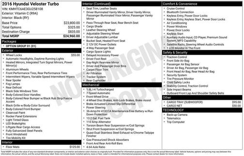 2016 Hyundai Veloster Turbo