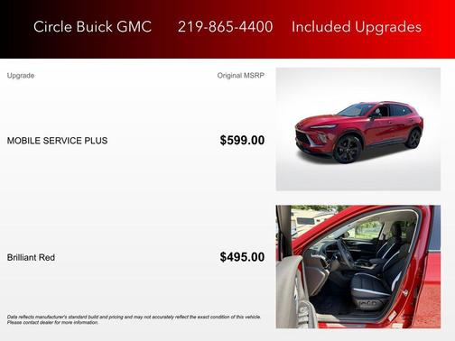 Brilliant Red 2026 Buick Envision Sport Touring