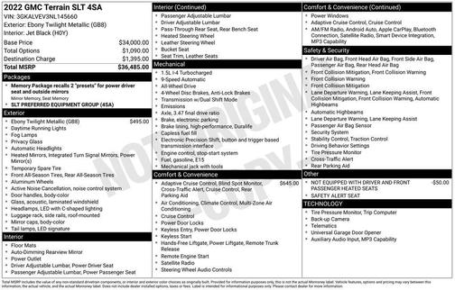 2022 GMC Terrain SLT