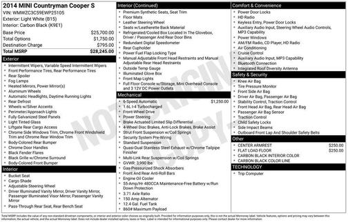 2014 MINI Countryman Cooper S