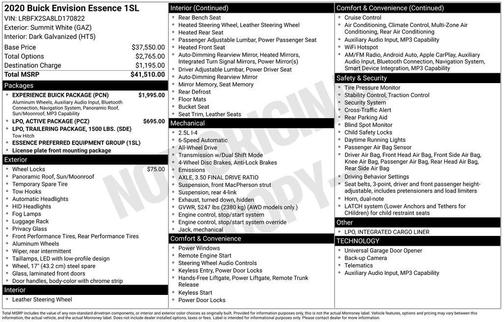 2020 Buick Envision Essence