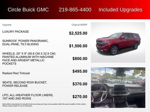 Radiant Red 2024 Chevrolet Tahoe LT