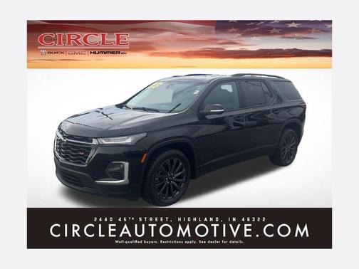 Black 2023 Chevrolet Traverse RS