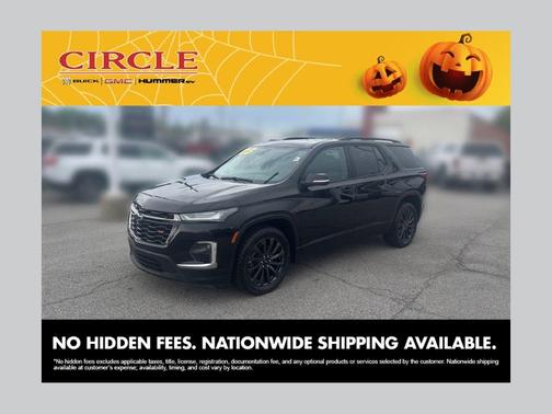 Black 2023 Chevrolet Traverse RS