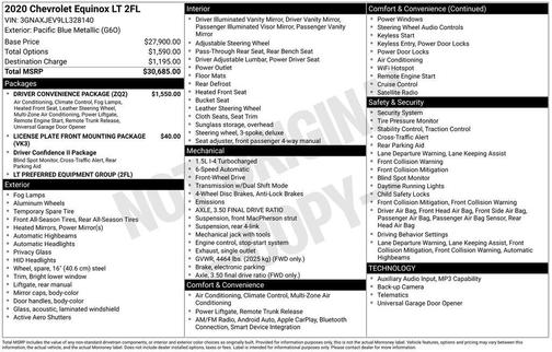 2020 Chevrolet Equinox 2LT