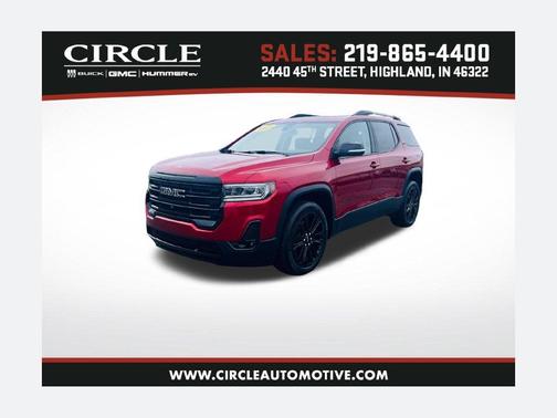 Volcanic Red 2023 GMC Acadia SLT