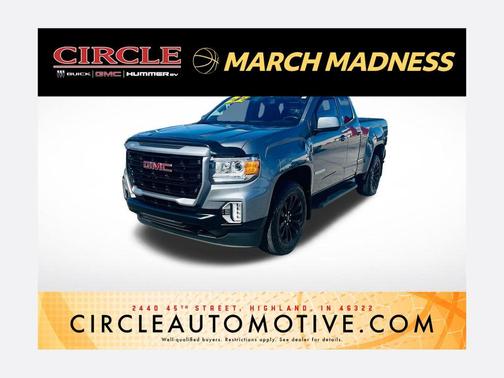 Satin Steel Metallic 2022 GMC Canyon Elevation