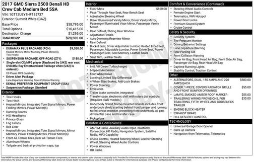 2017 GMC Sierra 2500 Denali